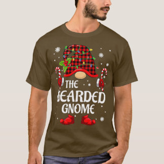Bearded Gnome Family Christmas Pajama T-Shirt