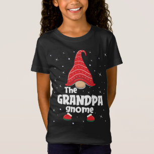 Bearded Gnome Family Matching Christmas Funny Paja T-Shirt