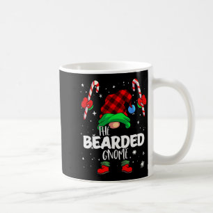 Bearded Gnome Red Buffalo Plaid Matching Family Ch Coffee Mug