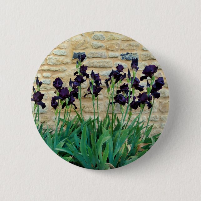 Bearded Iris Badge (Front)