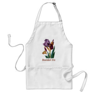 Bearded Iris Flower Standard Apron