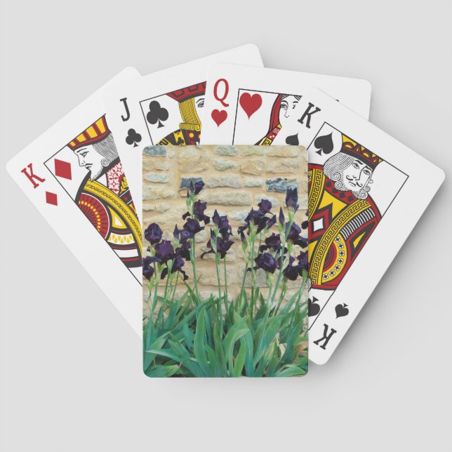 Bearded Iris Playing Cards (Back)