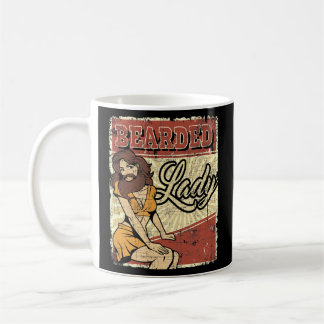 Bearded Lady Circus Birthday Party Circus Costume Coffee Mug