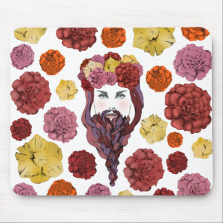 Bearded Lady Mouse Pad