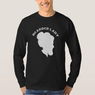 Bearded Lady Vintage Circus Bearded Lady Costume P T-Shirt