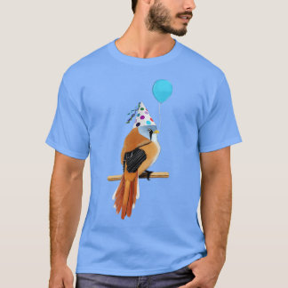 Bearded Reedling Bird Party Birdwatcher Animal Bio T-Shirt