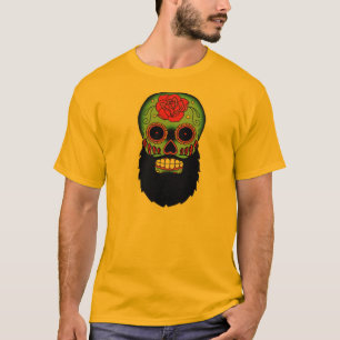 Bearded Sugar Skull T-Shirt