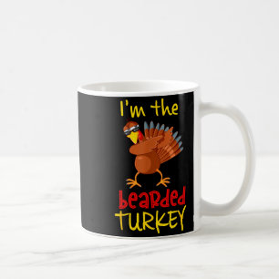 Bearded Turkey Matching Family Group Thanksgiving  Coffee Mug