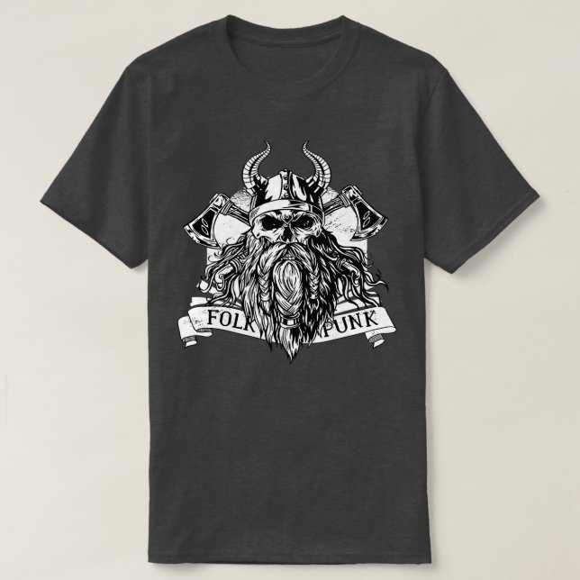 Bearded Viking 2 T-Shirt (Design Front)