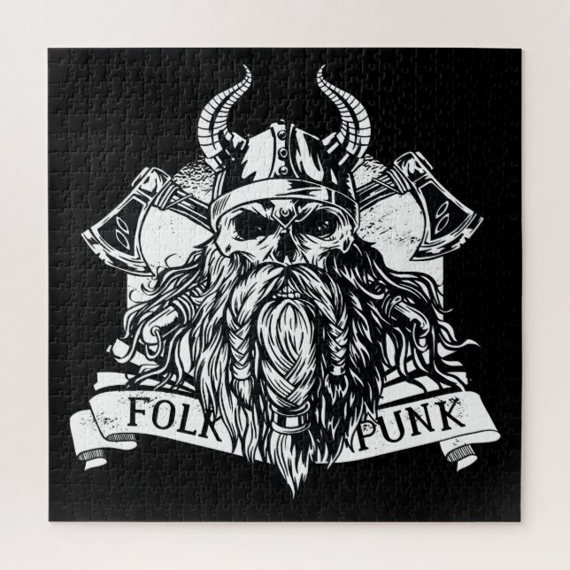 Bearded Viking Warrior Jigsaw Puzzle (Vertical)