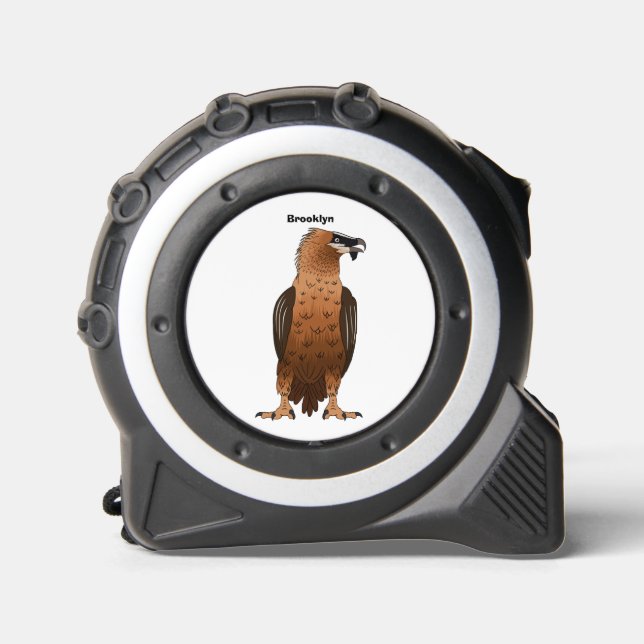 Bearded Vulture cartoon illustration 1 (Front)