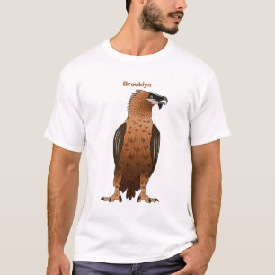 Bearded Vulture cartoon illustration T-Shirt
