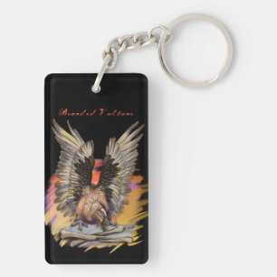 Bearded Vulture Key Ring