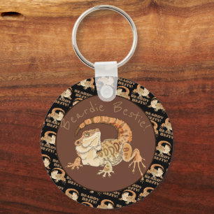 Beardie Bestie!  Key Ring