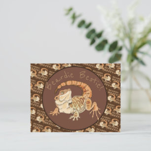 Beardie Bestie! Postcard