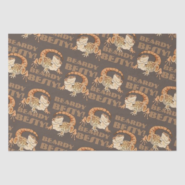 Beardie Bestie  Tissue Paper (Front)