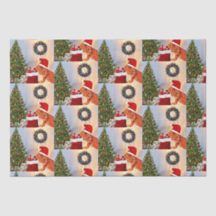 Beardie-Claus - Bearded Dragon Santa Tissue Paper