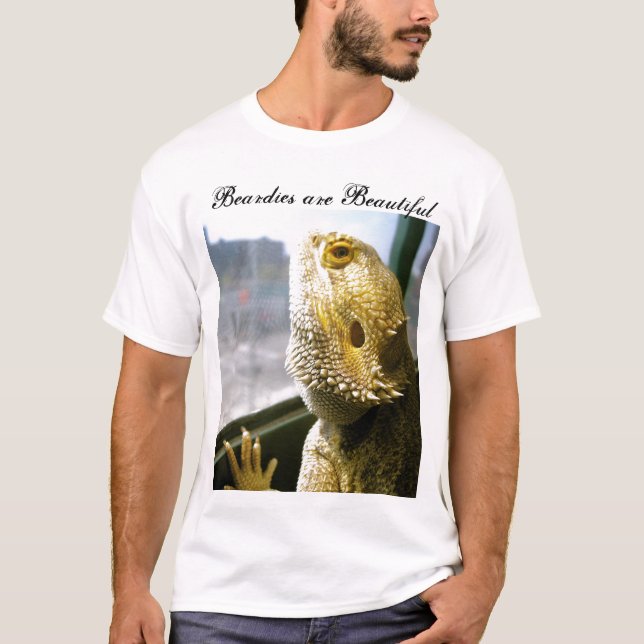 Beardies are Beautiful T-Shirt (Front)