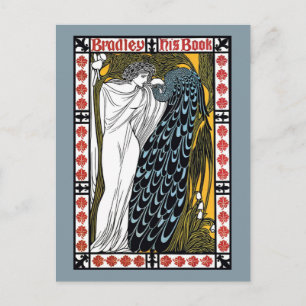 Beardley Peacock Postcard