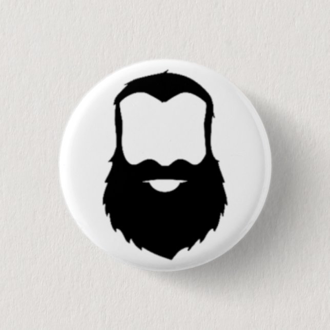 BEARDS 3 CM ROUND BADGE (Front)