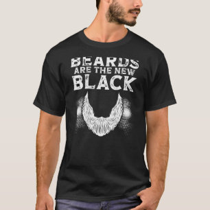 Beards Are The New Black Backprint Beard T-Shirt