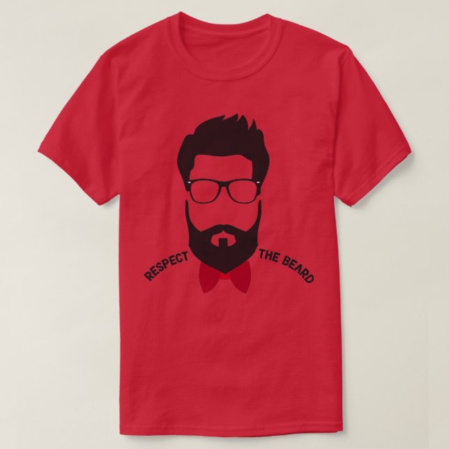 Beards Beard Bearded Men Lover T-Shirt (Design Front)