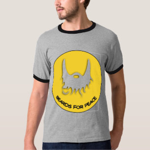 Beards for Peace Dove Yellow T-Shirt