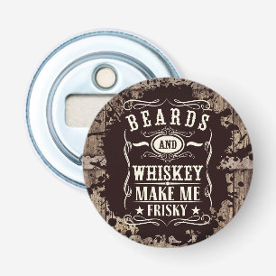 Beards & Whiskey Bottle Opener