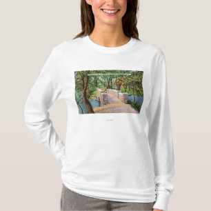 Beardsley Park View of the Stone Bridge T-Shirt