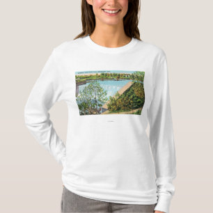 Beardsley Park Water Falls Scene T-Shirt