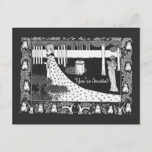 Beardsley Wedding Bridal Shower Invitation Postcard