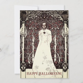 Beardsleyan Happy Halloween Greeting Card