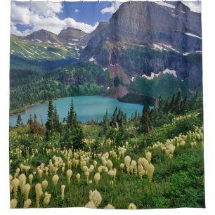 Beargrass above Grinnell Lake Shower Curtain