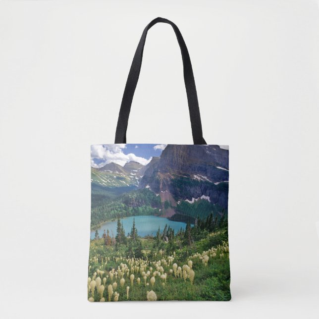 Beargrass above Grinnell Lake Tote Bag (Front)