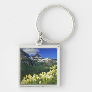 Beargrass at Logan Pass in Glacier National Park Key Ring