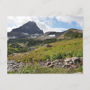 Bearhat Mountain and Glacial Stream Postcard