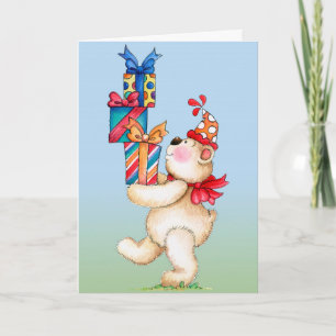 Bearing Birthday Gifts - Greeting Card