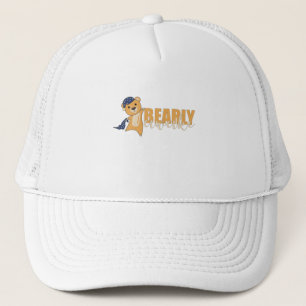Bearly Awake Bärchen Schlafmütze Teddy Yellow Bear Trucker Hat