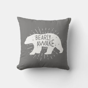 Bearly Awake Cushion