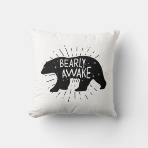 Bearly Awake Cushion