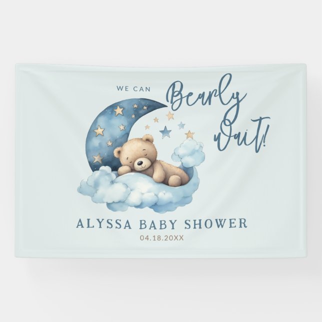 Bearly Wait Baby Shower Banner (Horizontal)