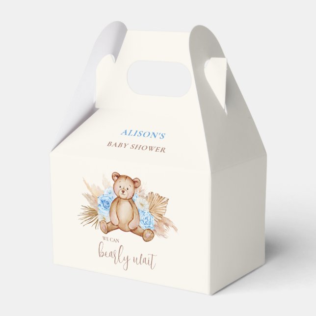 Bearly Wait Baby Shower Favour Box (Front Side)