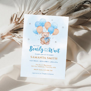 Bearly Wait Baby Shower Invitation