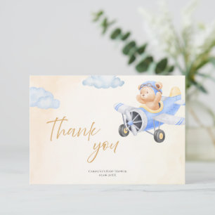 Bearly Wait Baby Shower Thank You Card