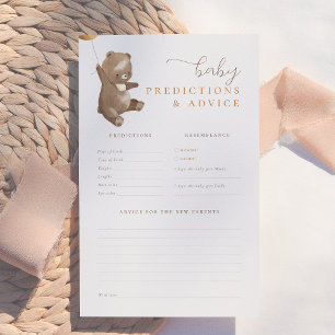 Bearly Wait Bear Baby Predictions & Advice Game