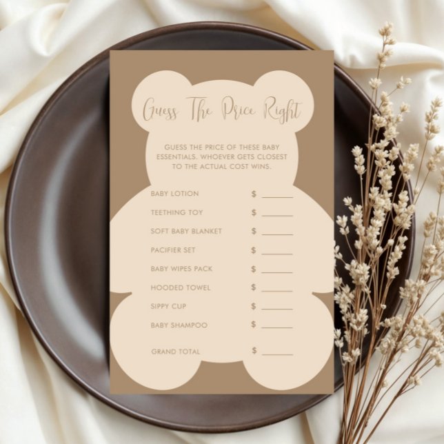 Bearly Wait Beige Guess The Price Game (Creator Uploaded)