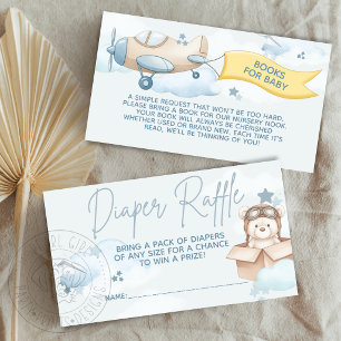 Bearly Wait Diaper Raffle Enclosure Card
