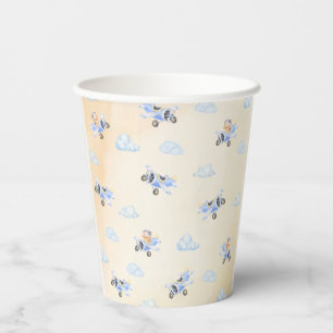 Bearly Wait Flying Bear & Cloud Baby Shower Paper Cups