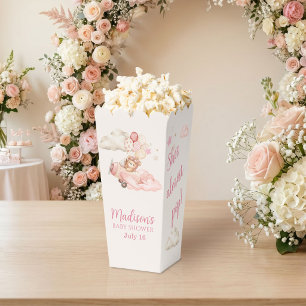 Bearly Wait Girl Baby Shower Popcorn Favour Box