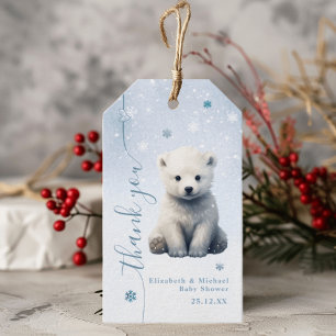 Bearly Wait Polar Bear Winter Modern Gift Tags